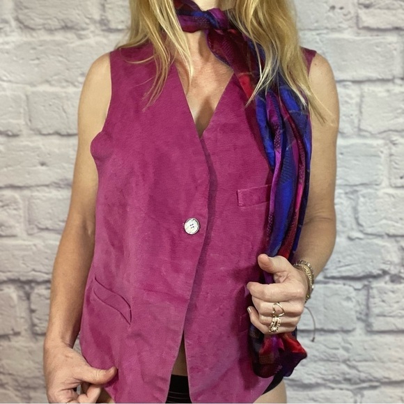Vintage Kenar Leathers suede vest - Picture 1 of 9